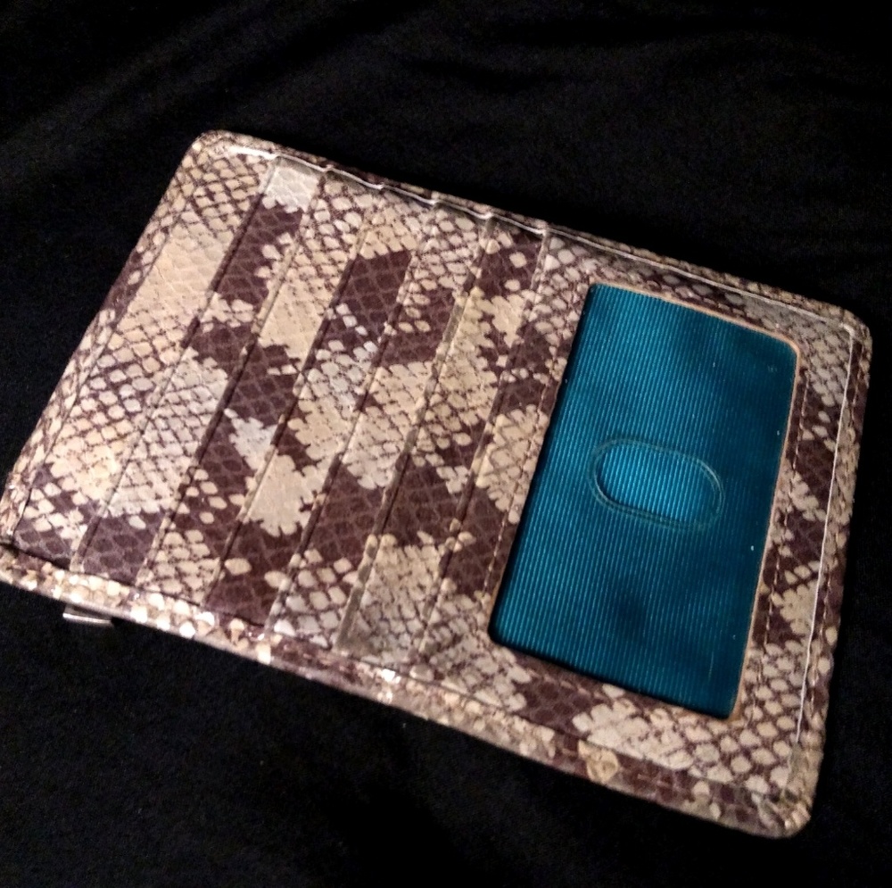 HOBO International Euro Slide Leather Card Wallet